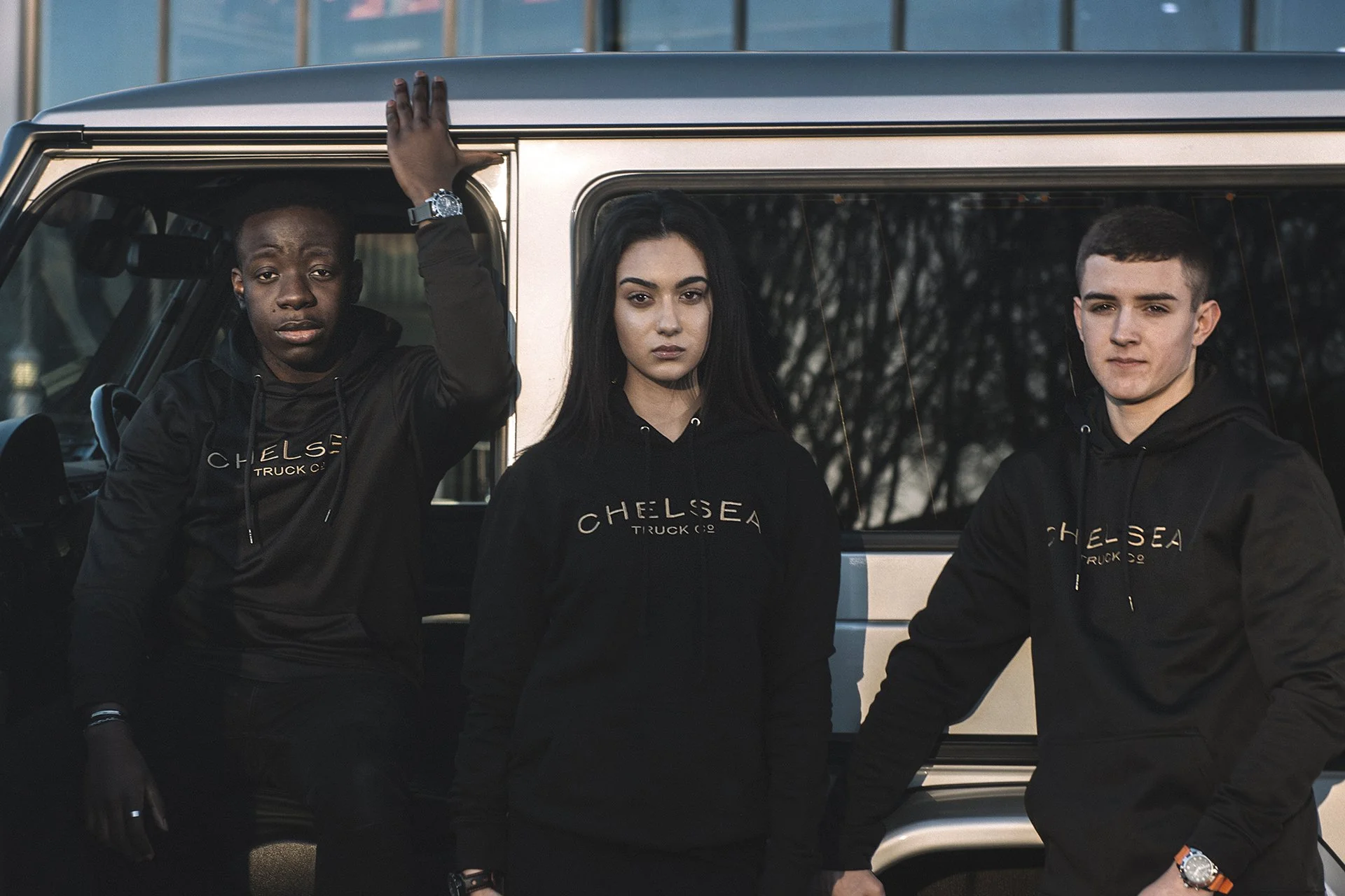 Special Edition Chelsea Truck Co Black with Gold Embroidery Hoodie - Image 3