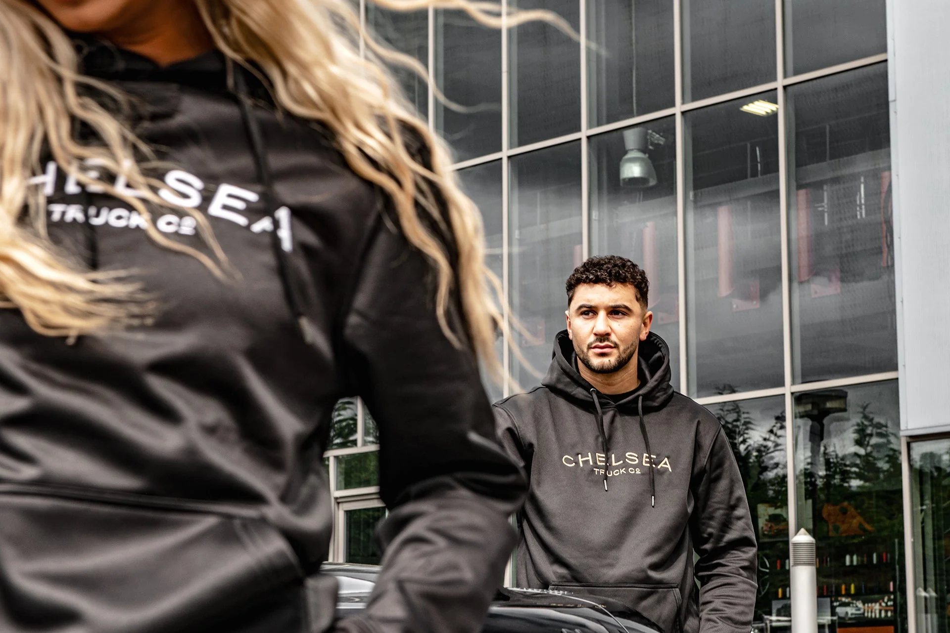 Special Edition Chelsea Truck Co Black with Gold Embroidery Hoodie - Image 5