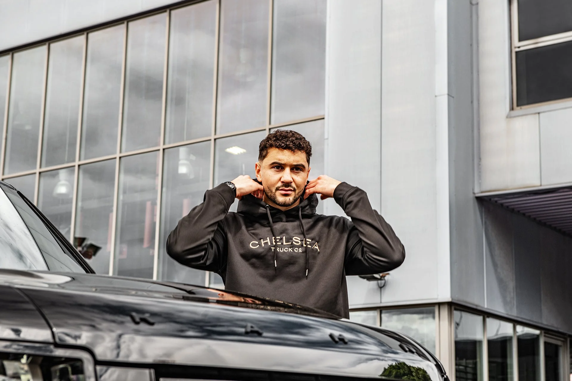 Special Edition Chelsea Truck Co Black with Gold Embroidery Hoodie - Image 6