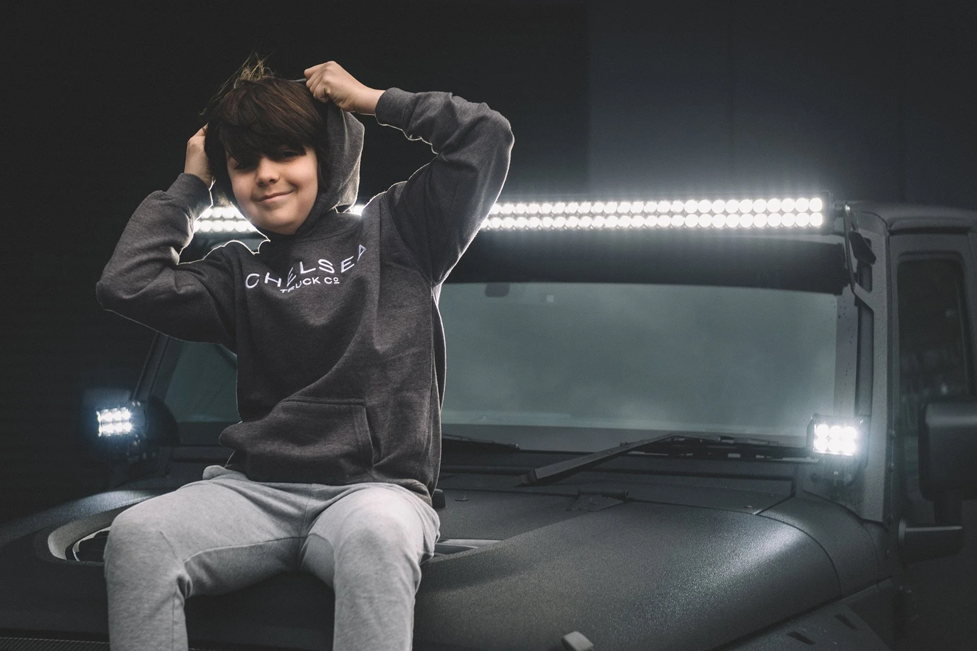 Chelsea Truck Co Charcoal Grey Hoodie - Image 4