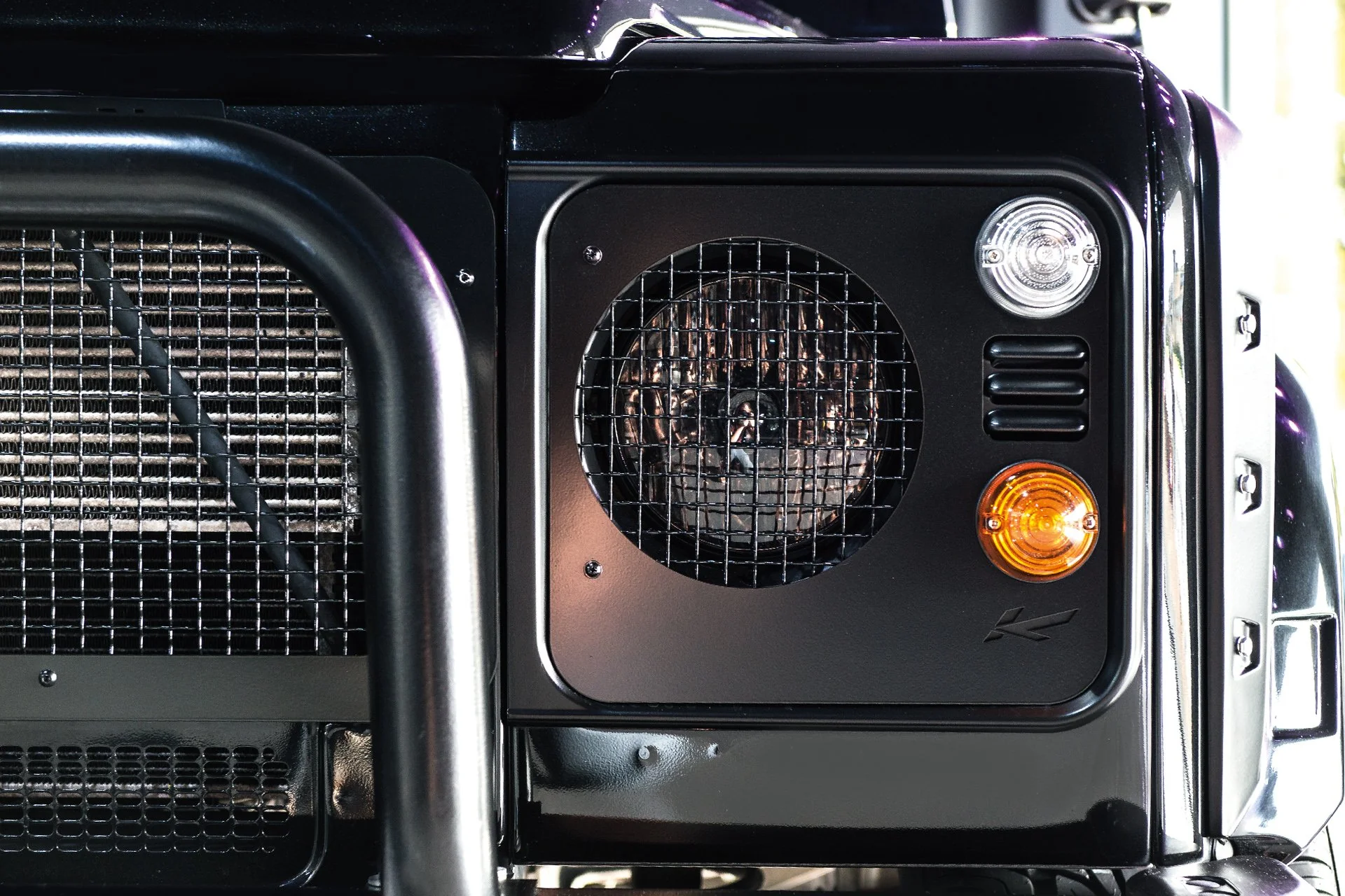 Land Rover Defender (1991-2016) Headlight Covers with Mesh - Image 3