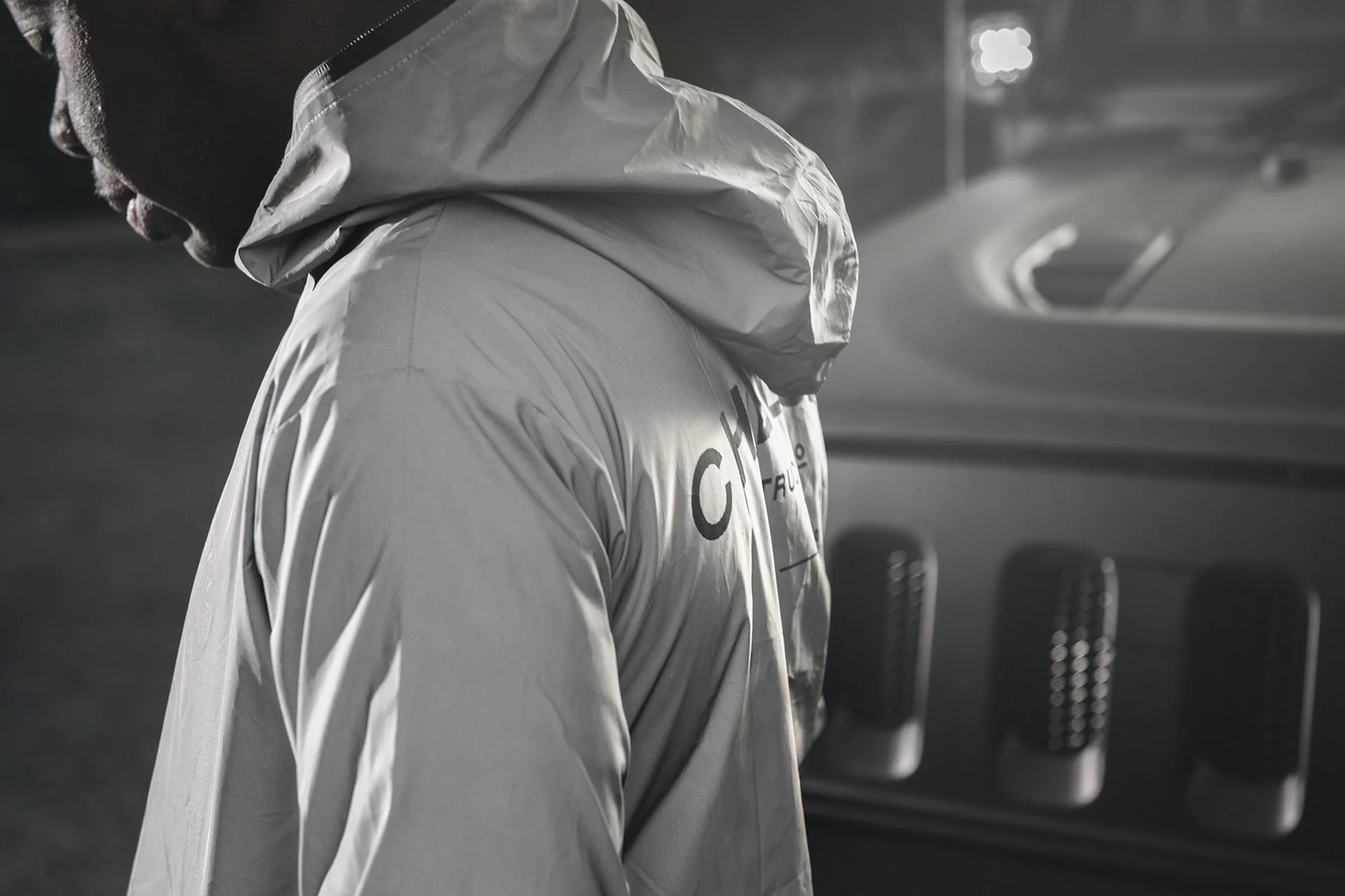 Grey Men's Reflective Jacket - Image 6